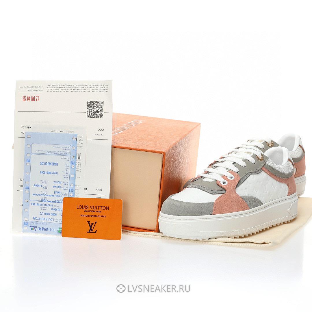 Louis Vuitton LV Time Out "Powdery Pink" 1ABUSZ Sneakers