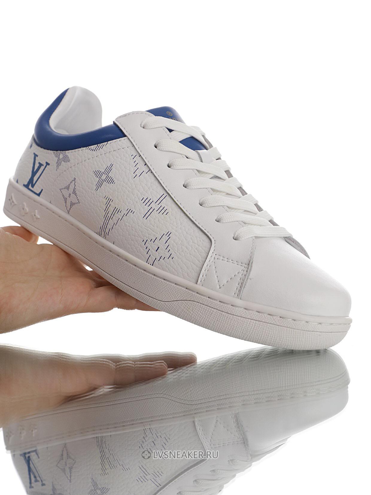 Louis Vuitton LV Luxembourg "Monogram White Blue" 1A5E27-2 Sneakers