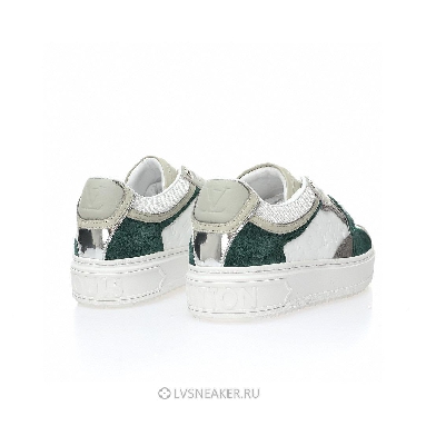 Louis Vuitton LV Time Out "White Mini Monogram with Green Grey" 1ABUTD-2 Sneakers