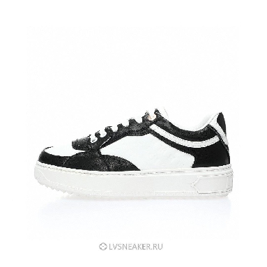 Louis Vuitton LV Time Out "White Mini monogram Black" 1ABUSJ Sneakers