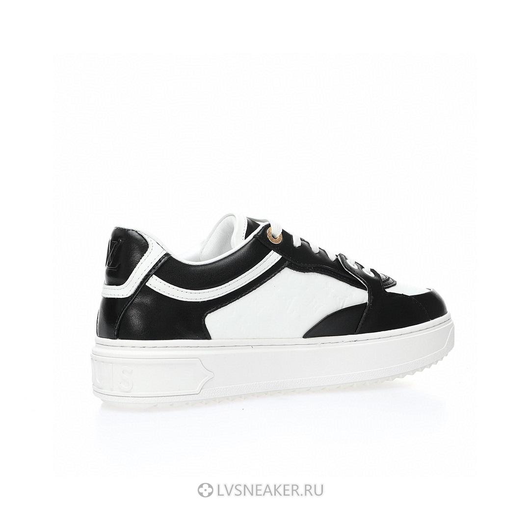 Louis Vuitton LV Time Out "White Mini monogram Black" 1ABUSJ Sneakers