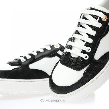 Louis Vuitton LV Time Out "White Mini monogram Black" 1ABUSJ Sneakers