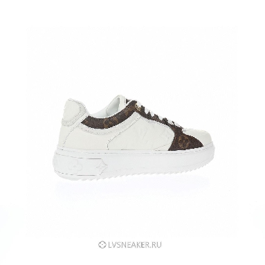 Louis Vuitton LV Time Out "White Monogram with Brown Monogram" 1AAWFP  Sneakers