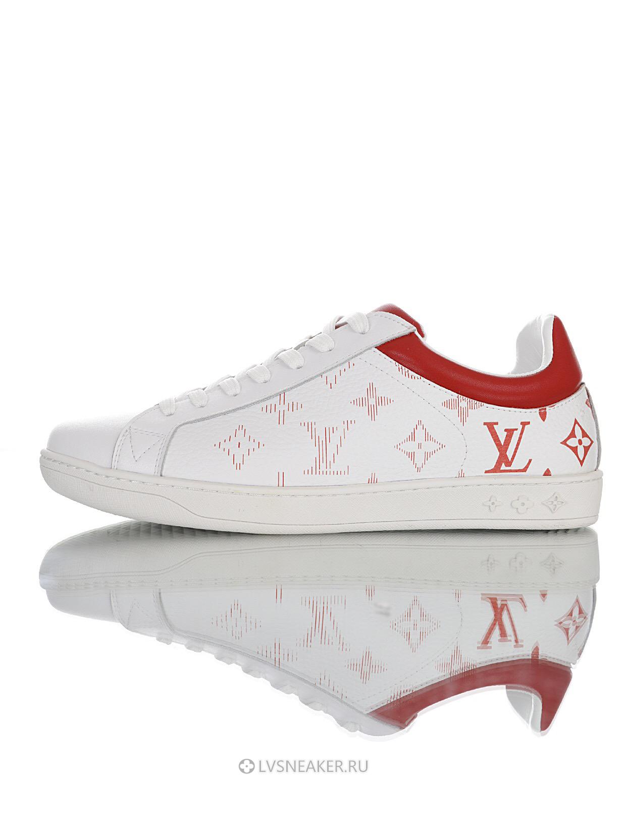 Louis Vuitton LV Luxembourg "Monogram White Red" 1A5ZRV Sneakers