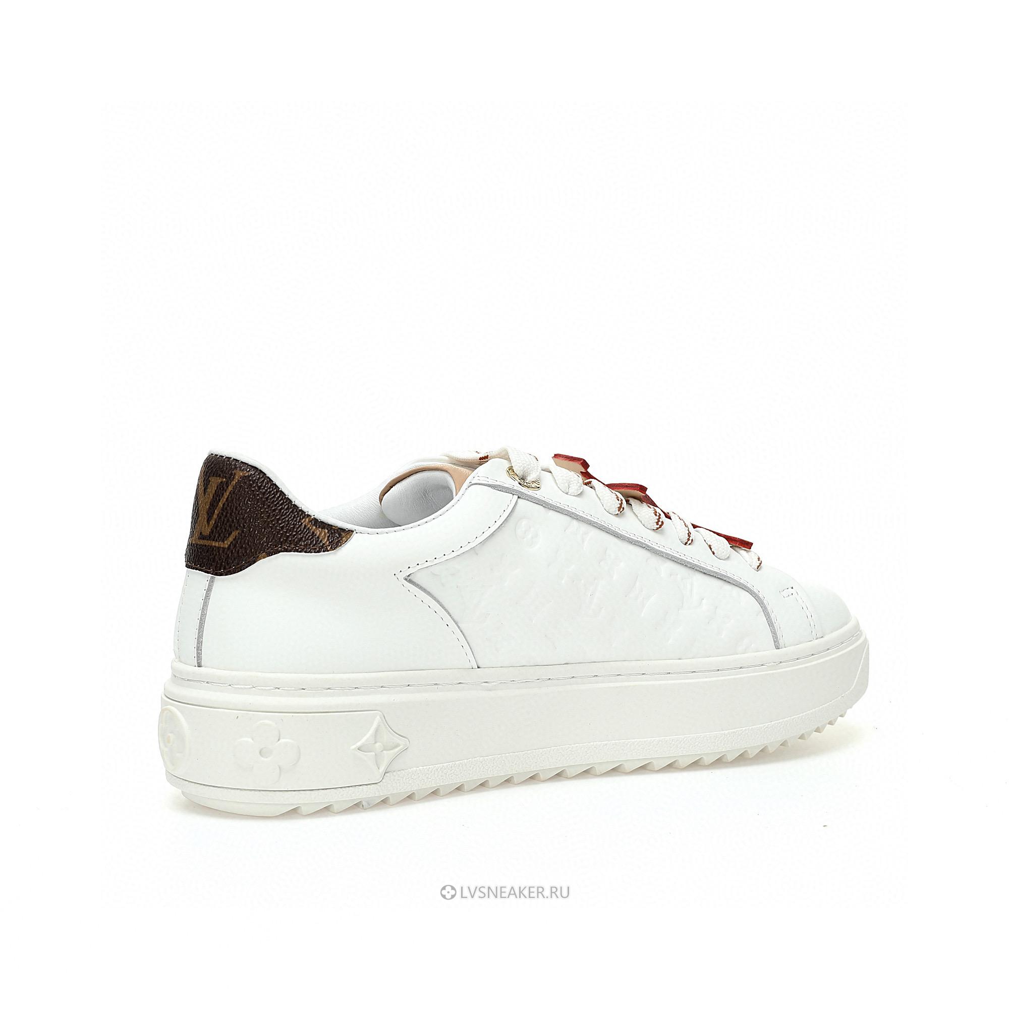 Louis Vuitton LV Time Out "White Monogram with Beige" 1ABHRQ Sneakers