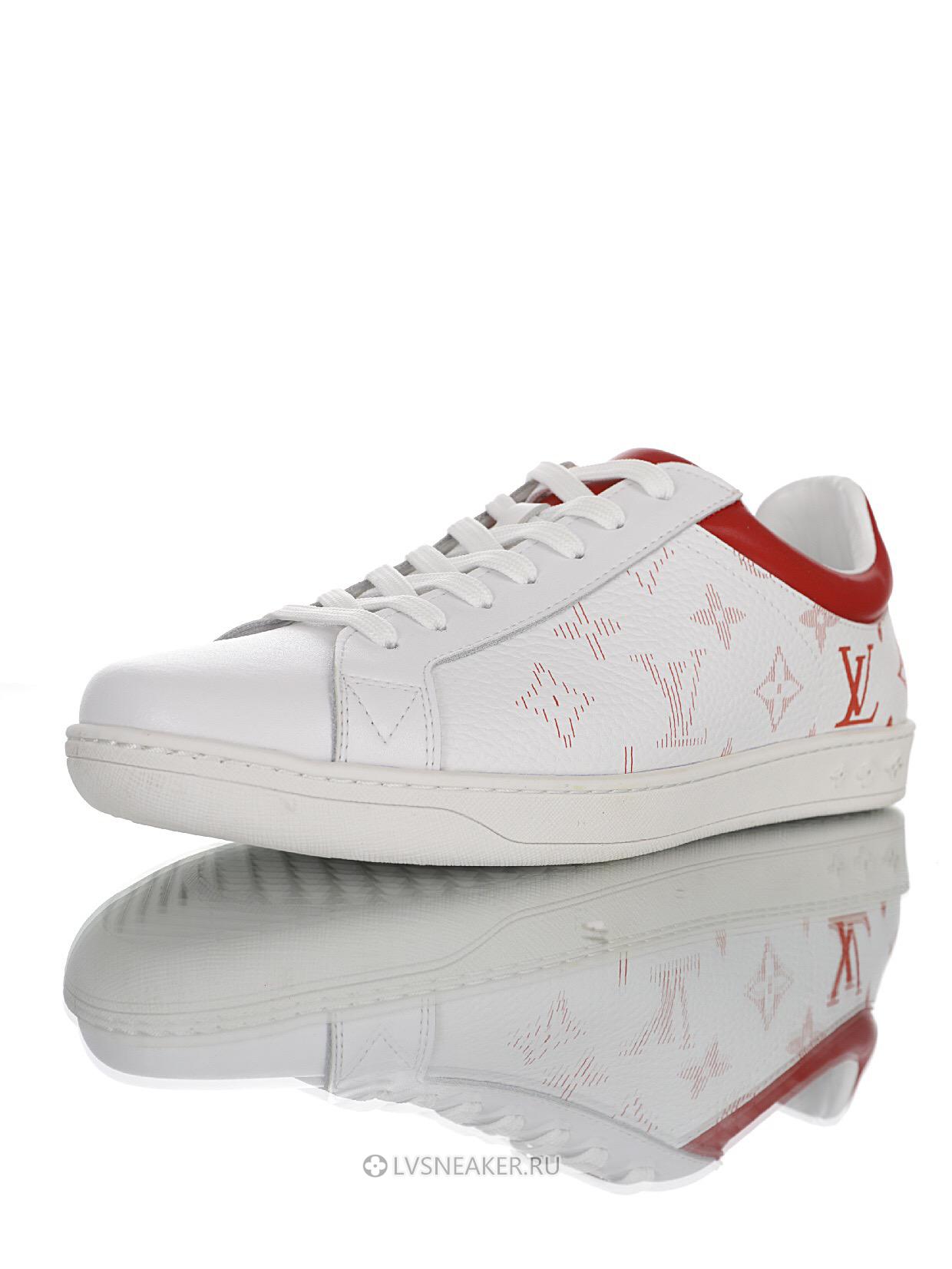 Louis Vuitton LV Luxembourg "Monogram White Red" 1A5ZRV Sneakers
