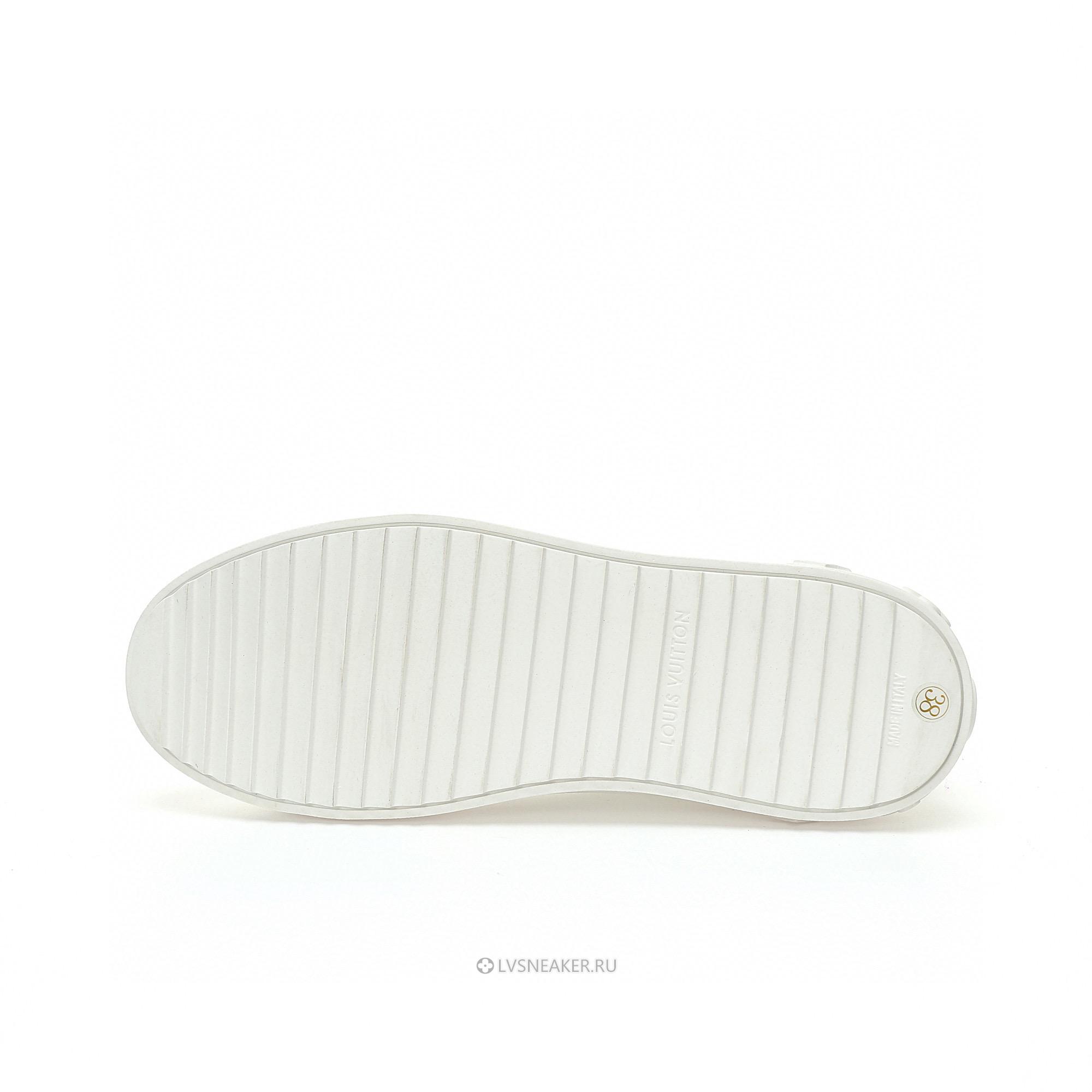Louis Vuitton LV Time Out "White with Brown" 1AADMW Sneakers