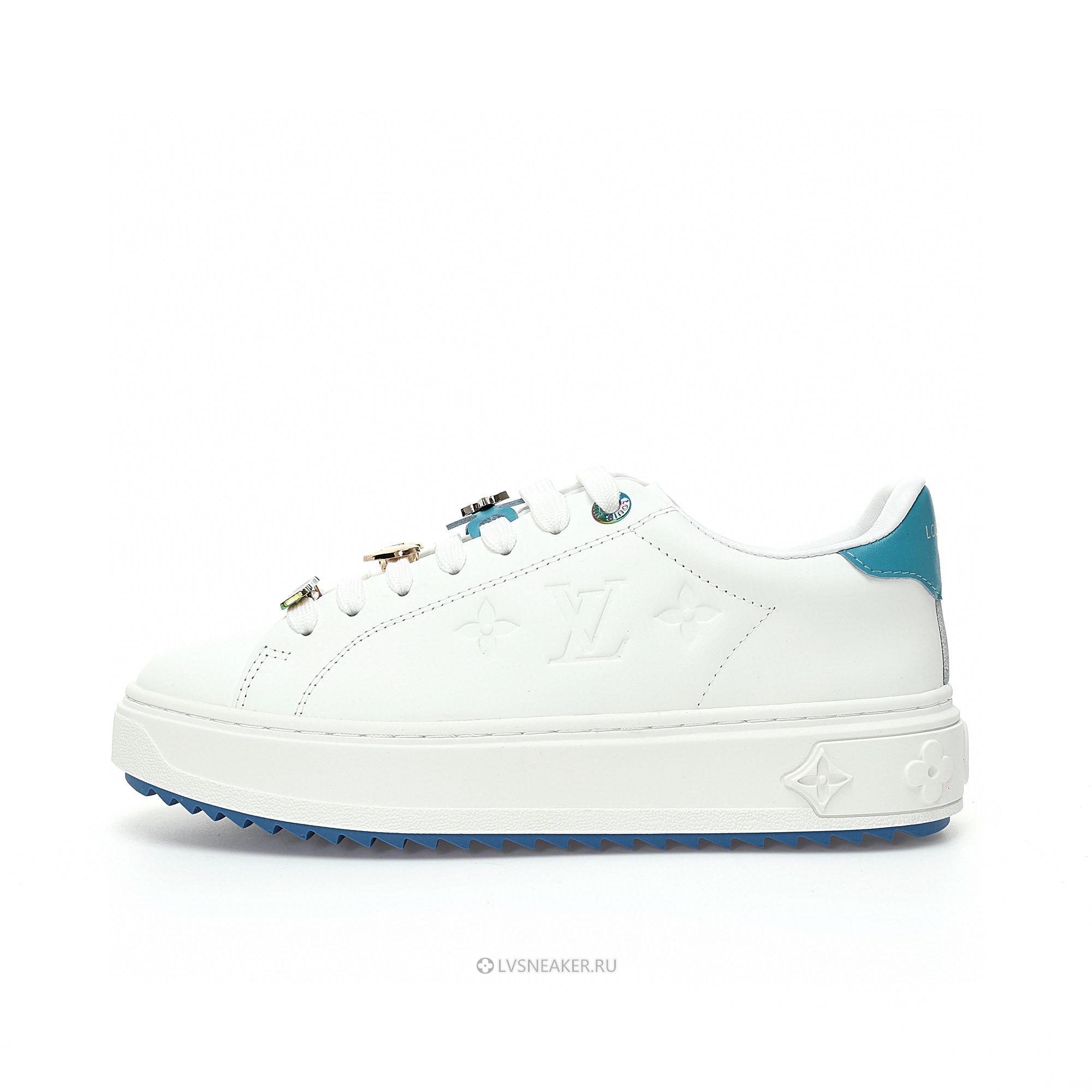 Louis Vuitton LV Time Out "White with Blue" 1AADNS Sneakers
