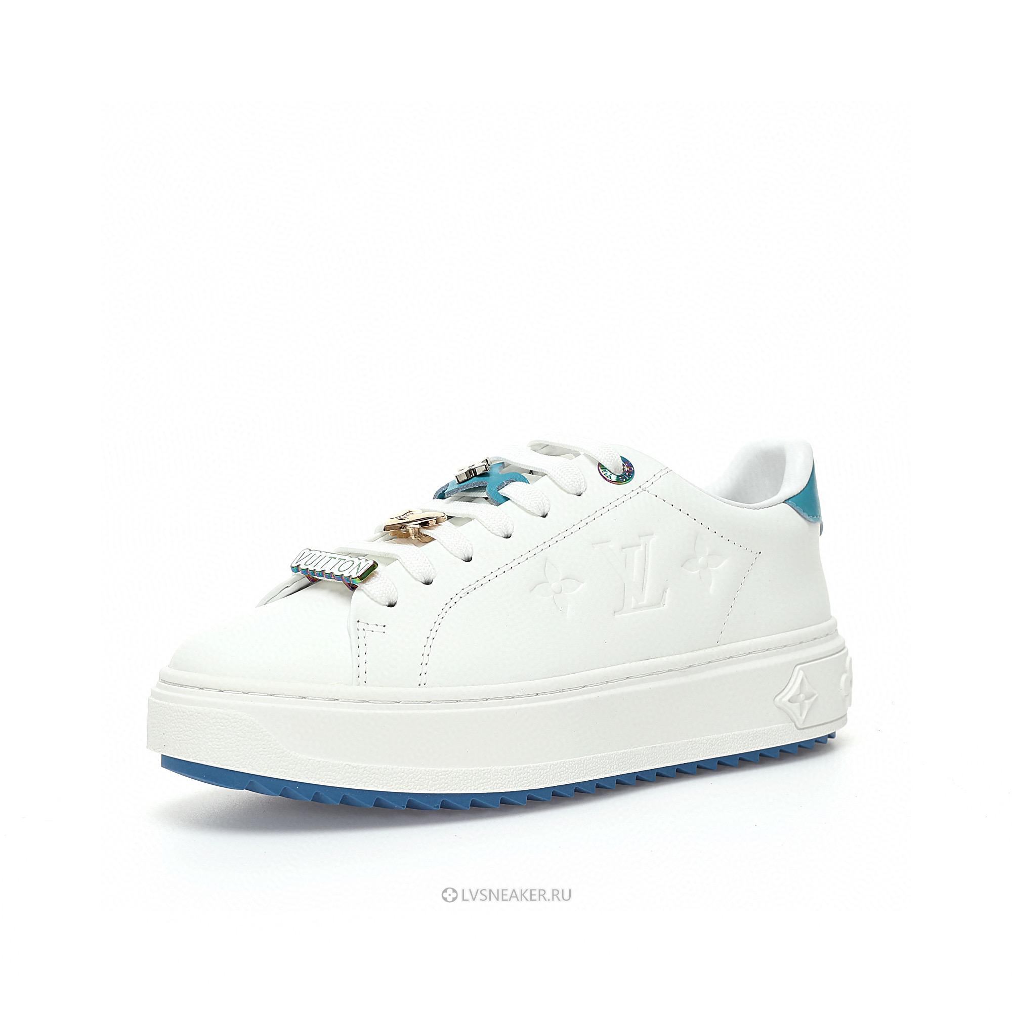 Louis Vuitton LV Time Out "White with Blue" 1AADNS Sneakers
