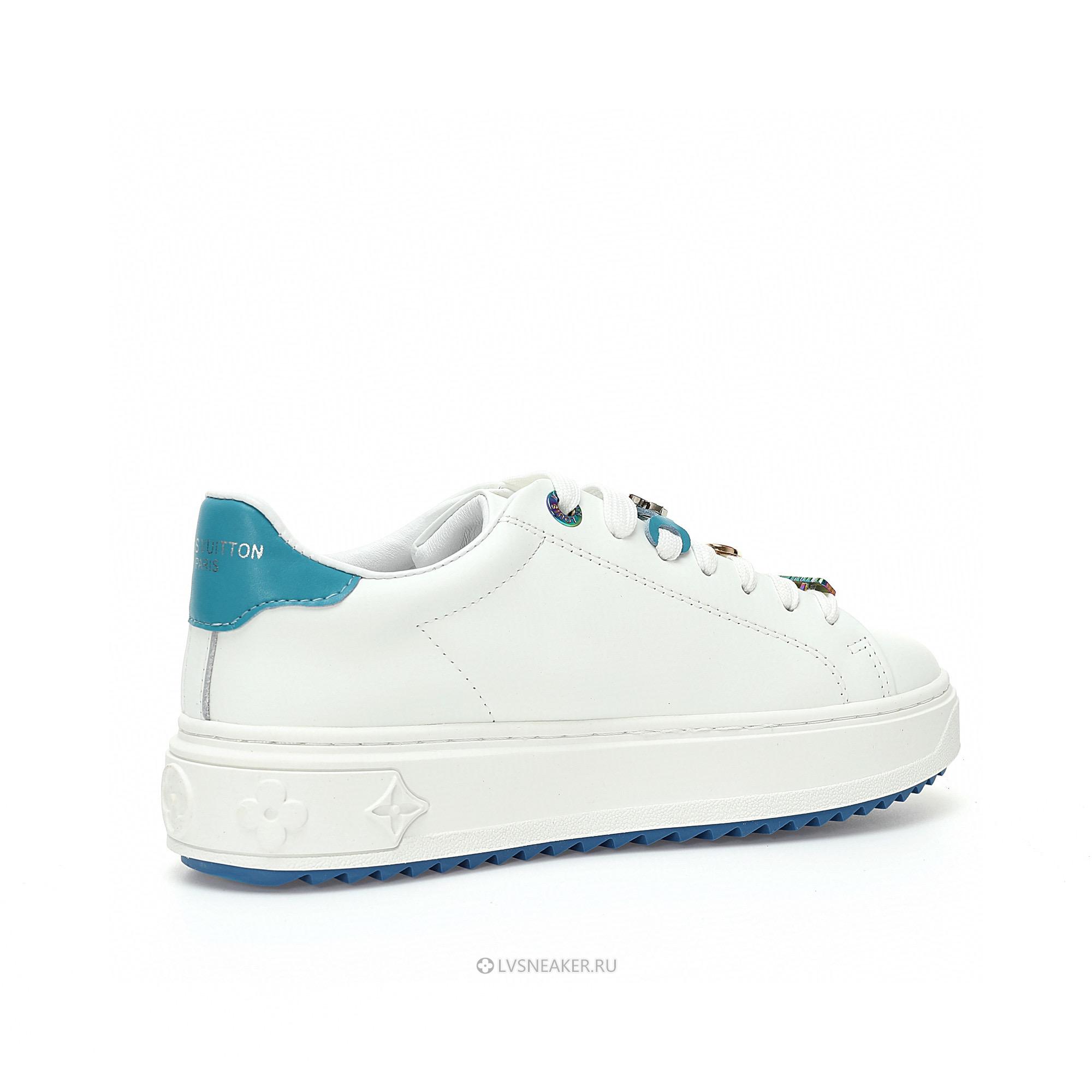 Louis Vuitton LV Time Out "White with Blue" 1AADNS Sneakers