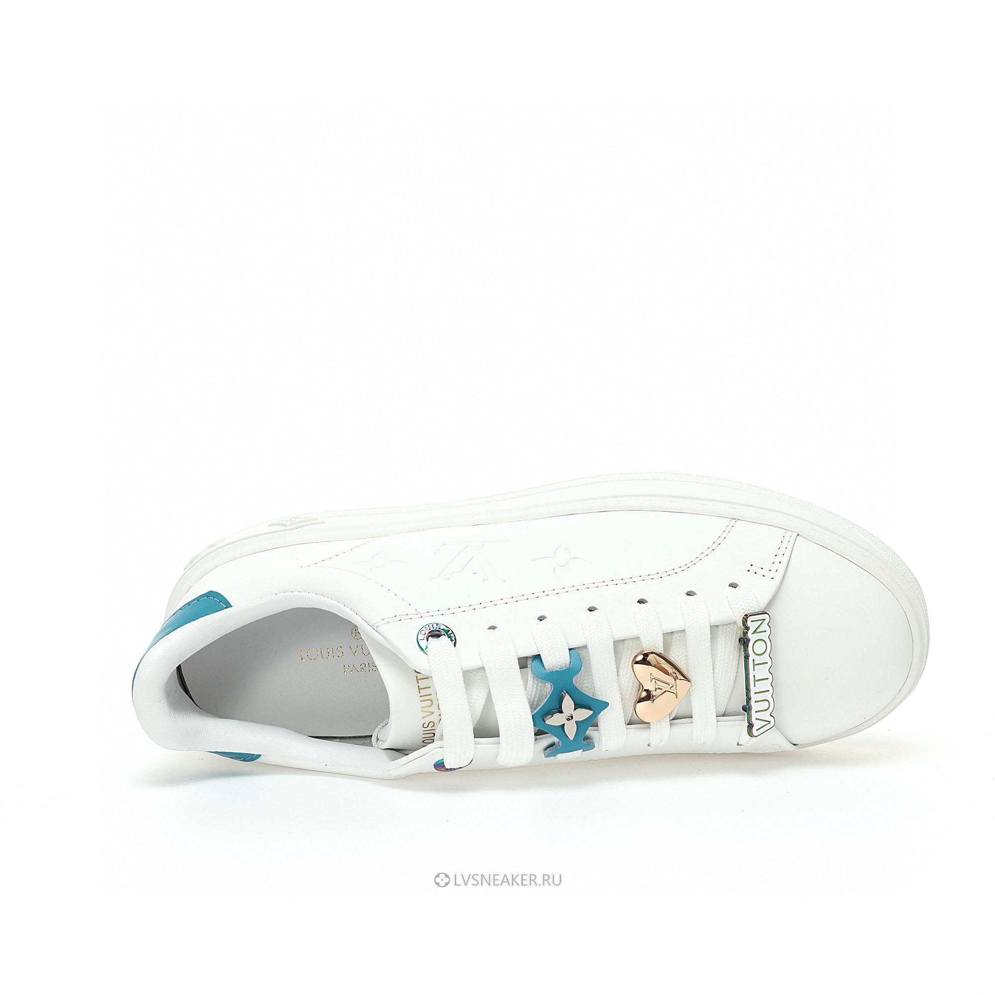 Louis Vuitton LV Time Out "White with Blue" 1AADNS Sneakers