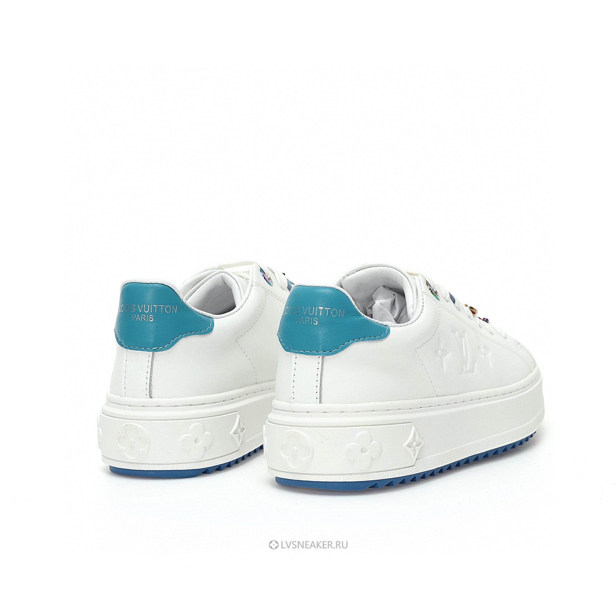 Louis Vuitton LV Time Out "White with Blue" 1AADNS Sneakers
