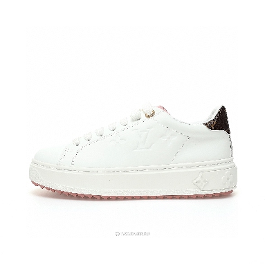 Louis Vuitton LV Time Out "White Pink Brown" 1ABB5S Sneakers