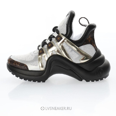 Louis Vuitton LVXLOL LV Archlight "Black White Gold" 1A7ROA Sneakers