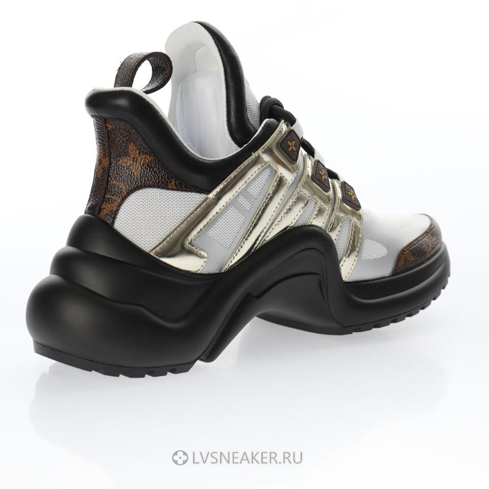 Louis Vuitton LVXLOL LV Archlight "Black White Gold" 1A7ROA Sneakers