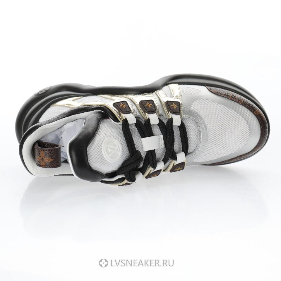 Louis Vuitton LVXLOL LV Archlight "Black White Gold" 1A7ROA Sneakers