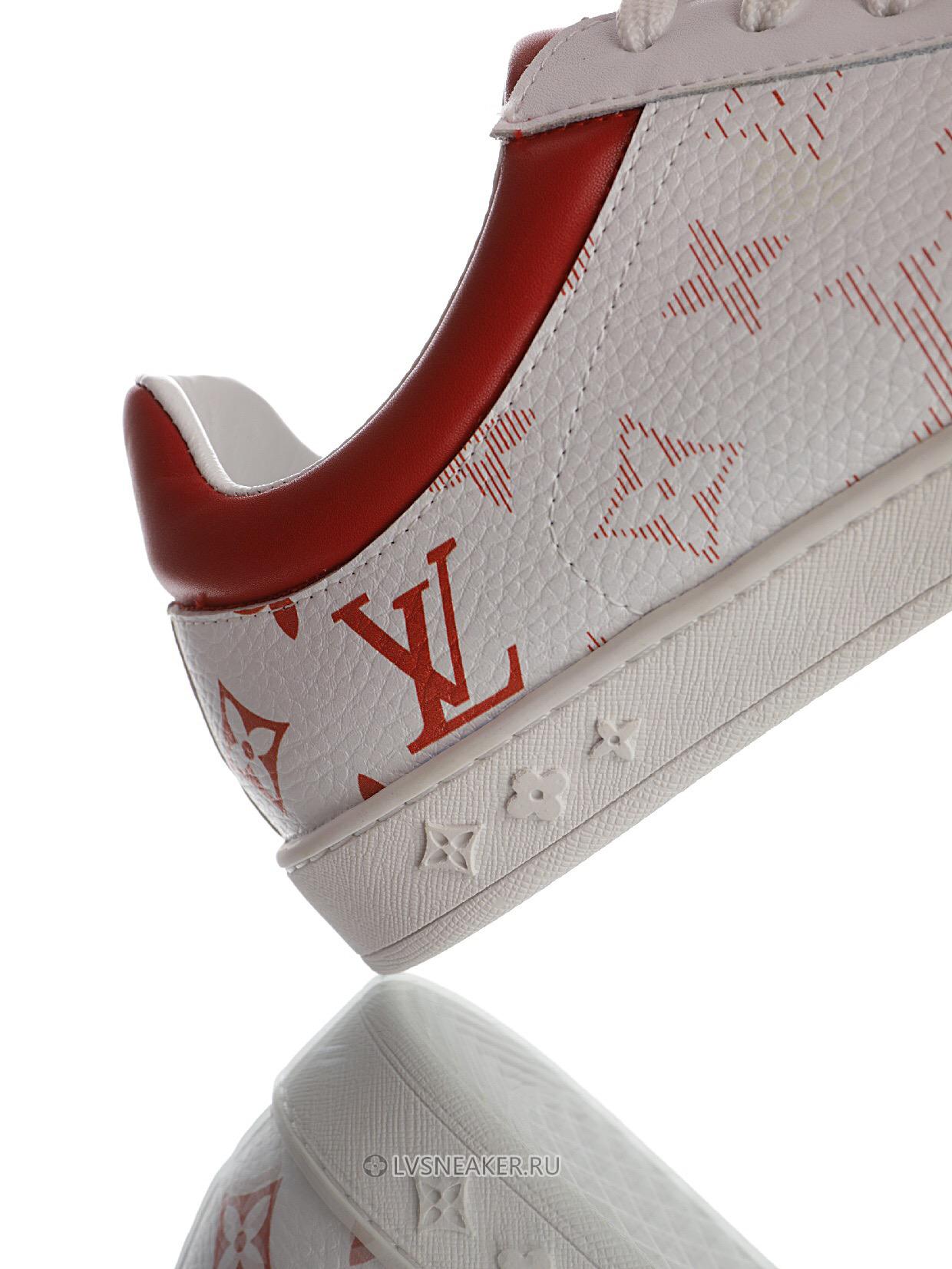 Louis Vuitton LV Luxembourg "Monogram White Red" 1A5ZRV Sneakers