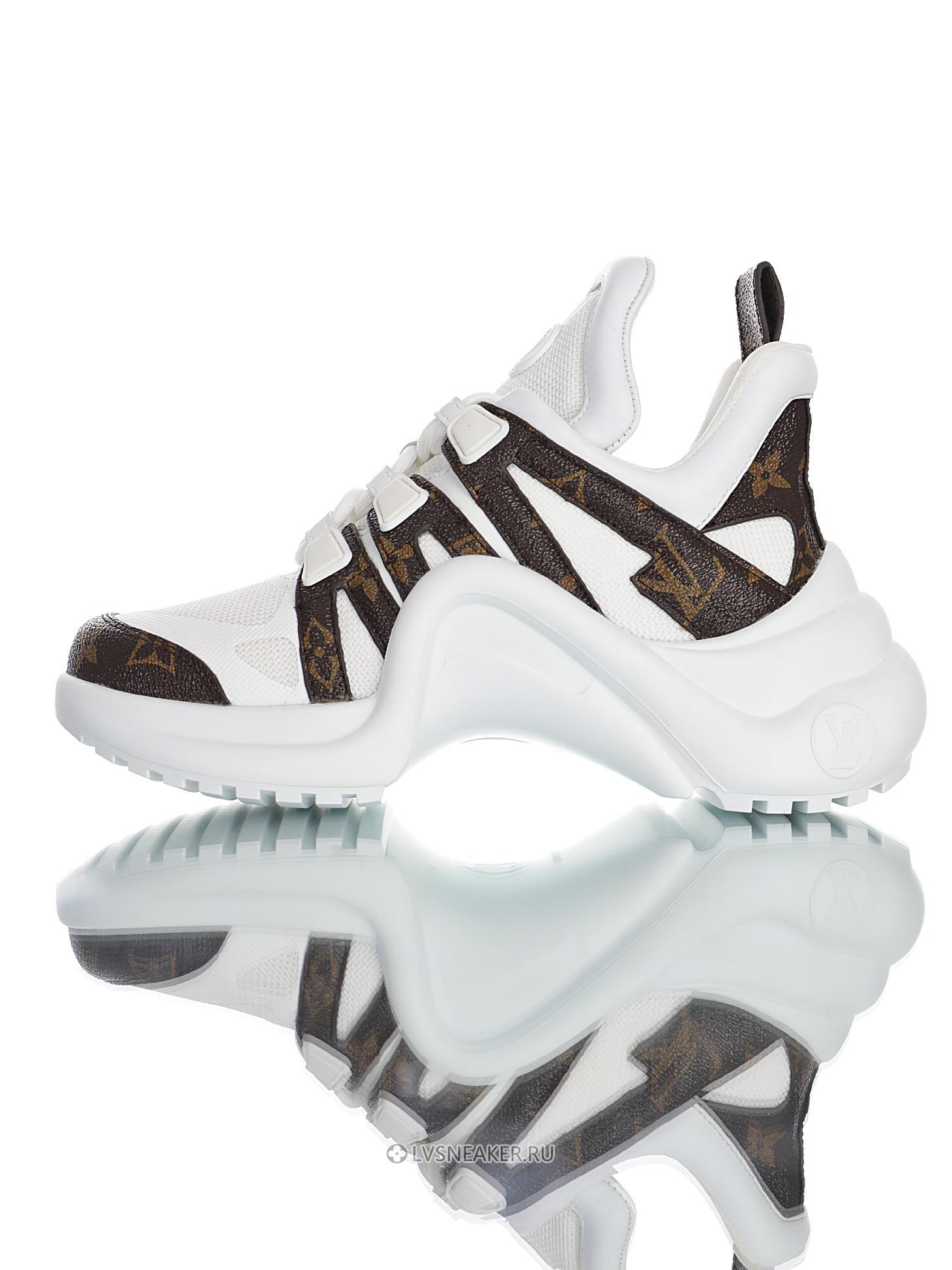 Louis Vuitton LV Archlight "White Brown" 1A43KV Sneakers