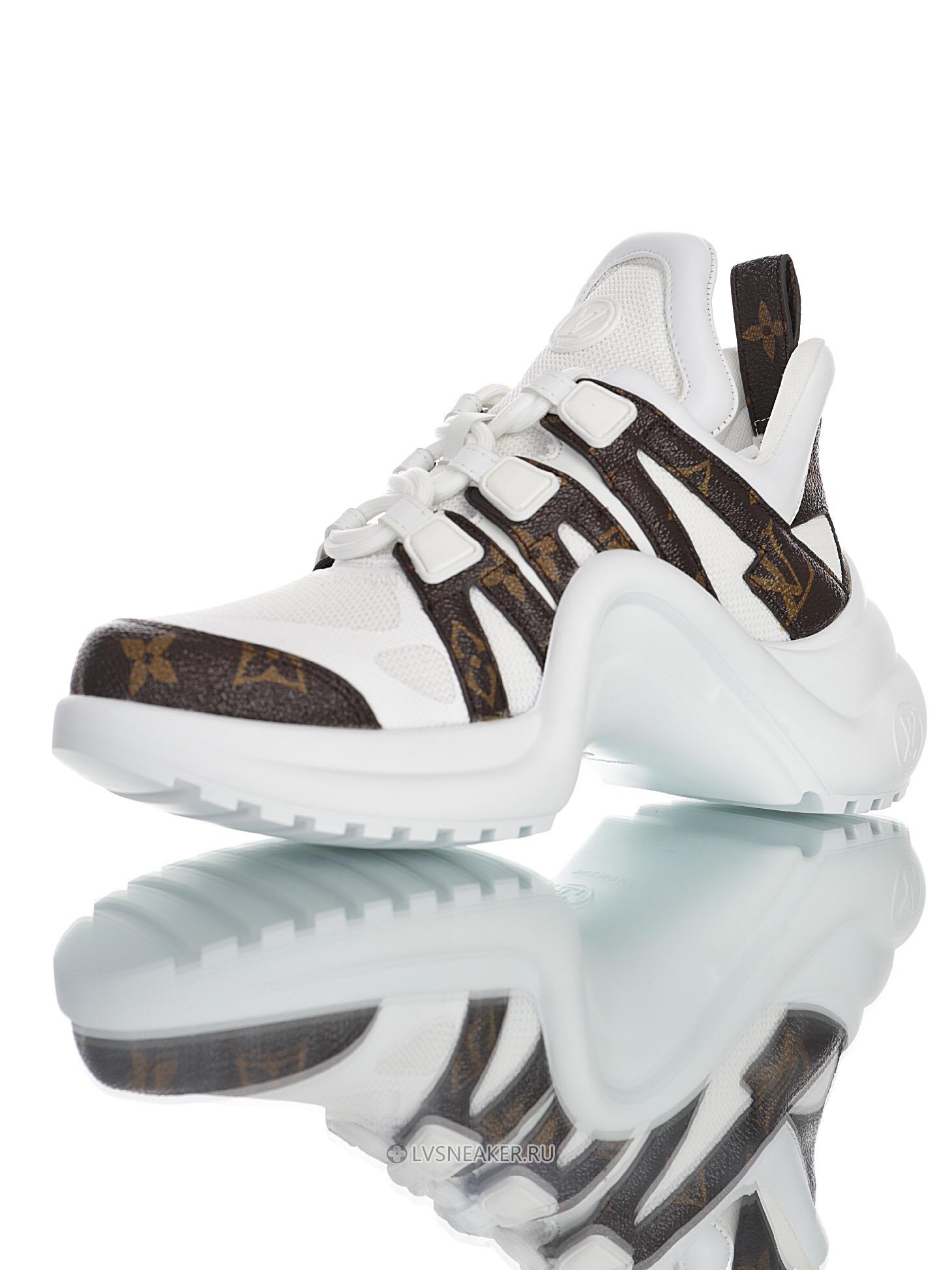 Louis Vuitton LV Archlight "White Brown" 1A43KV Sneakers