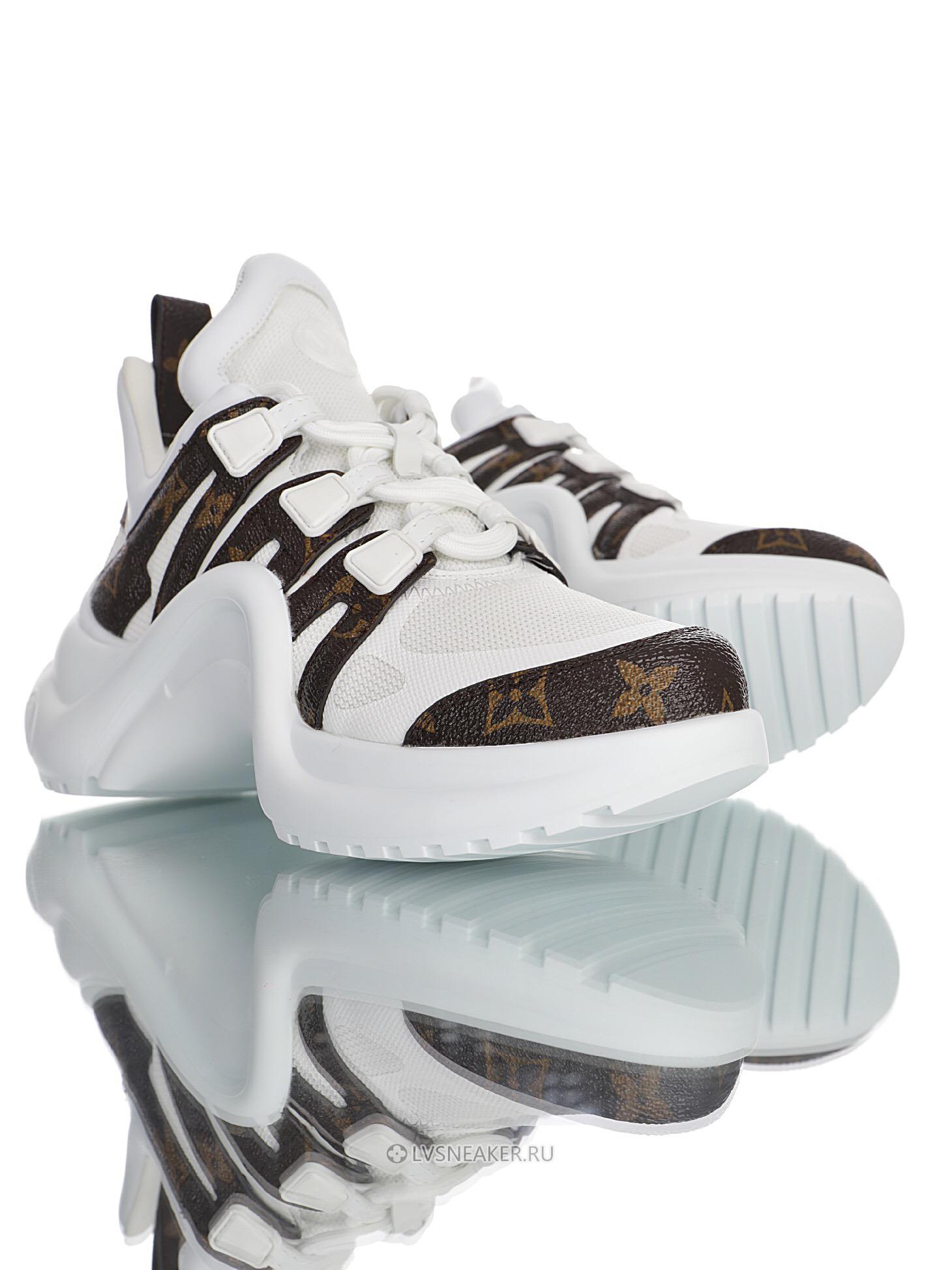 Louis Vuitton LV Archlight "White Brown" 1A43KV Sneakers