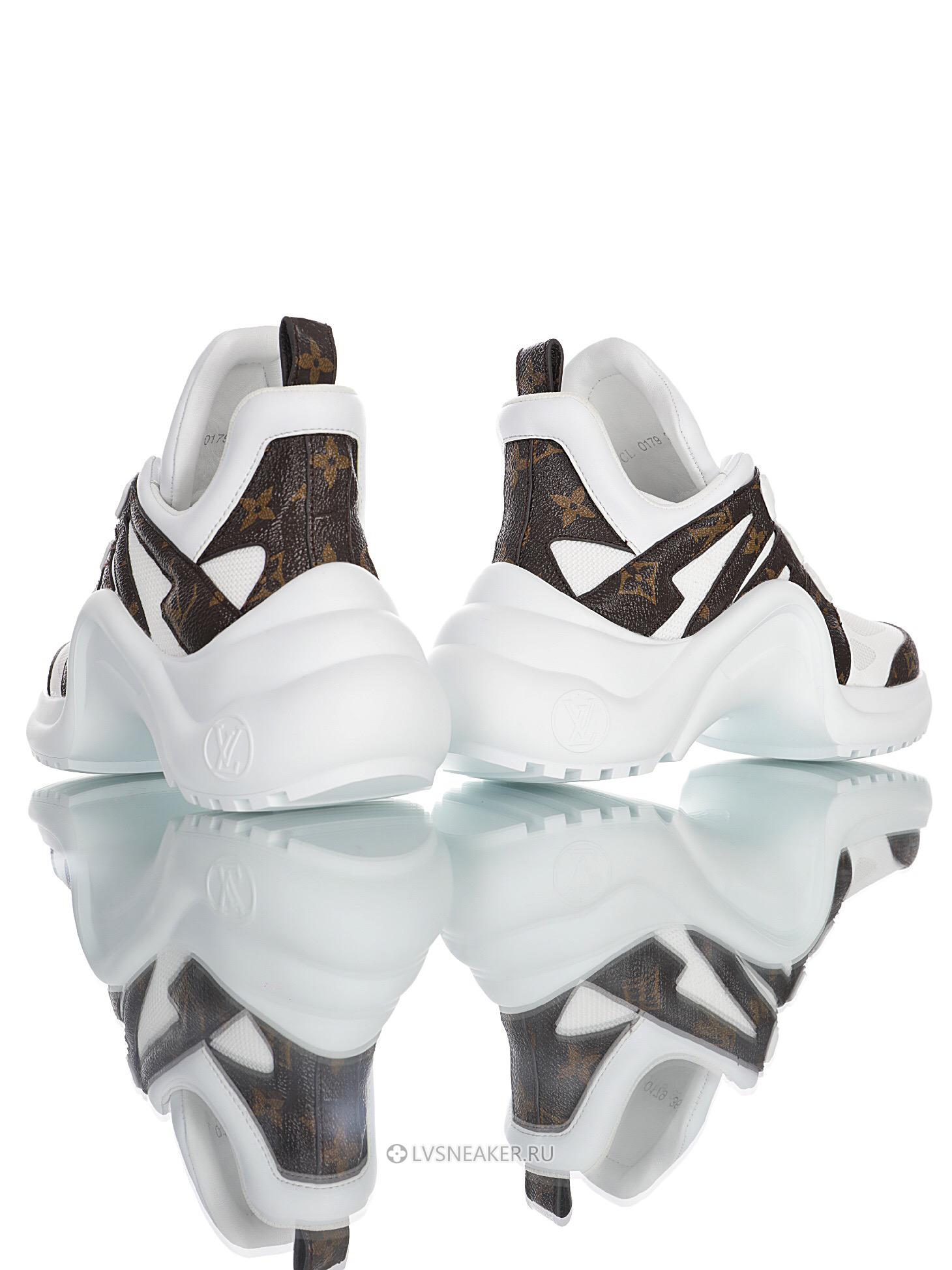 Louis Vuitton LV Archlight "White Brown" 1A43KV Sneakers