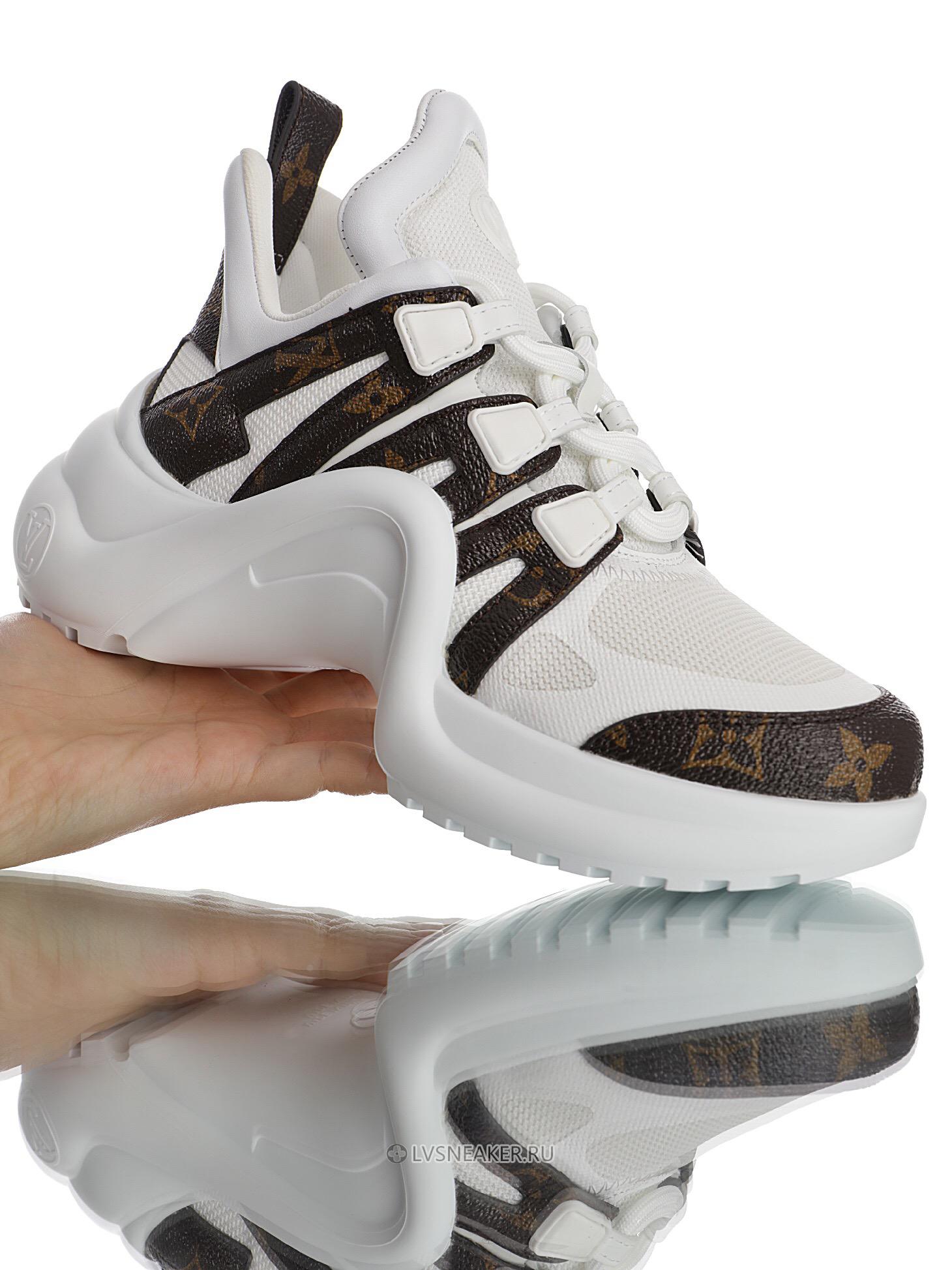 Louis Vuitton LV Archlight "White Brown" 1A43KV Sneakers