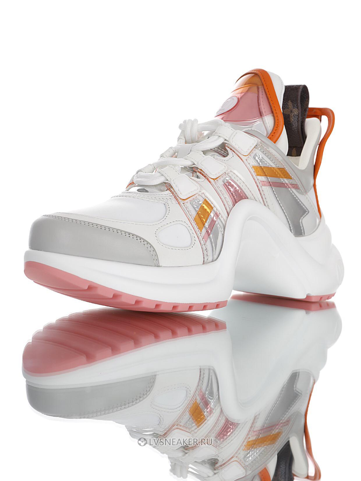 Louis Vuitton LV Archlight "White Orange" 1A65RA Sneakers