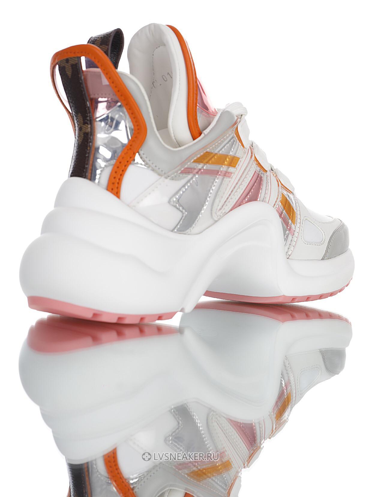 Louis Vuitton LV Archlight "White Orange" 1A65RA Sneakers