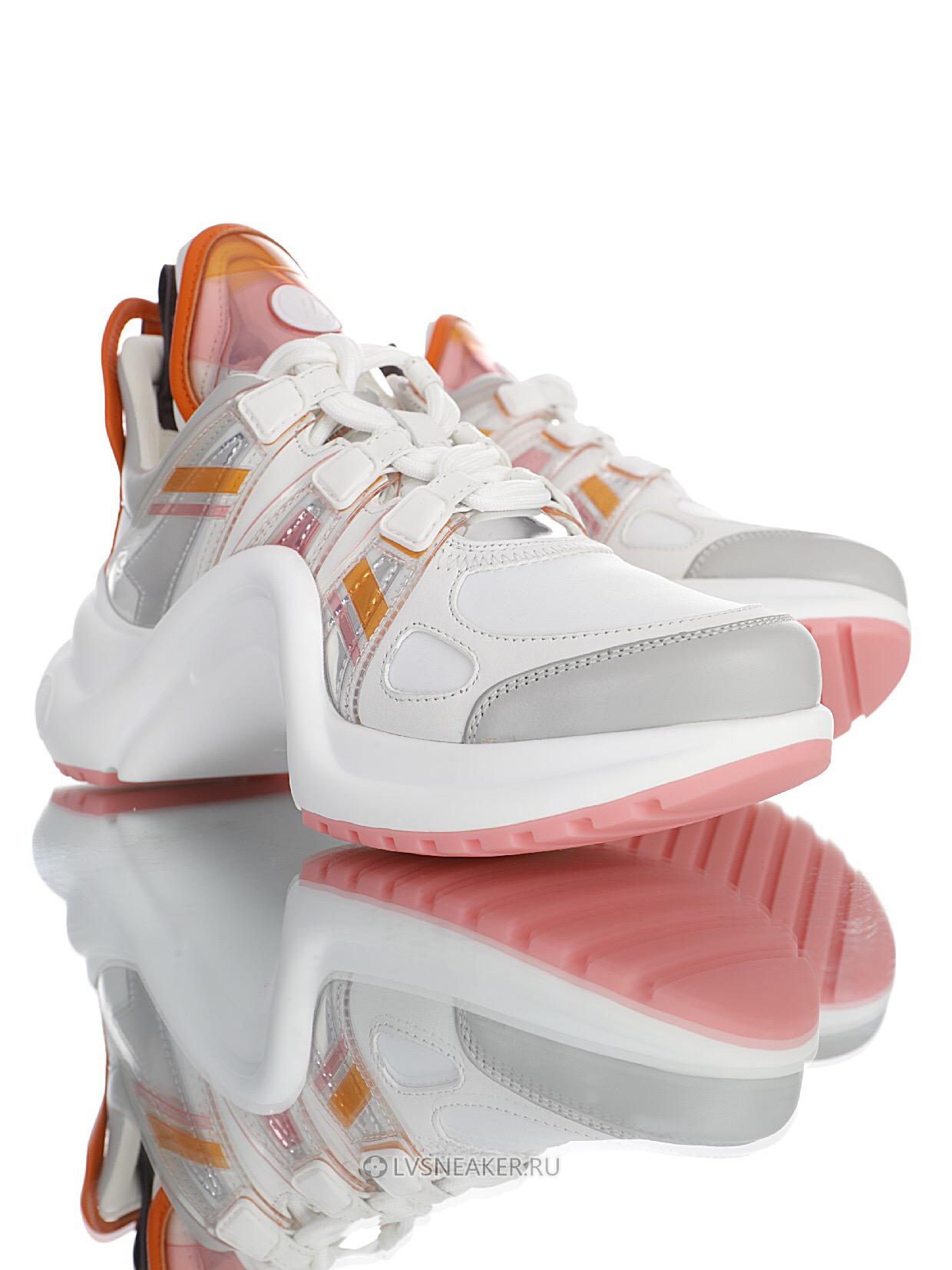 Louis Vuitton LV Archlight "White Orange" 1A65RA Sneakers