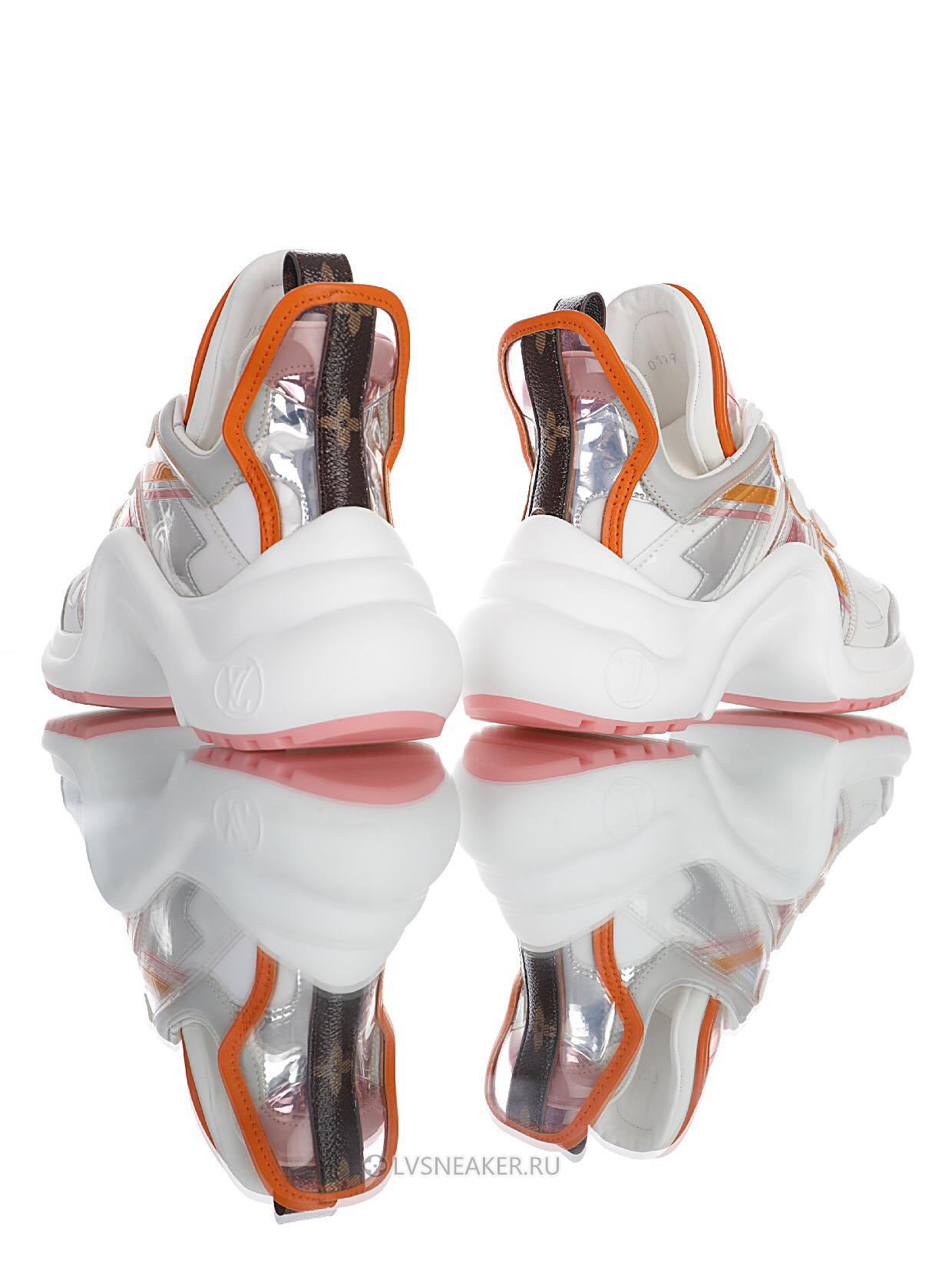 Louis Vuitton LV Archlight "White Orange" 1A65RA Sneakers