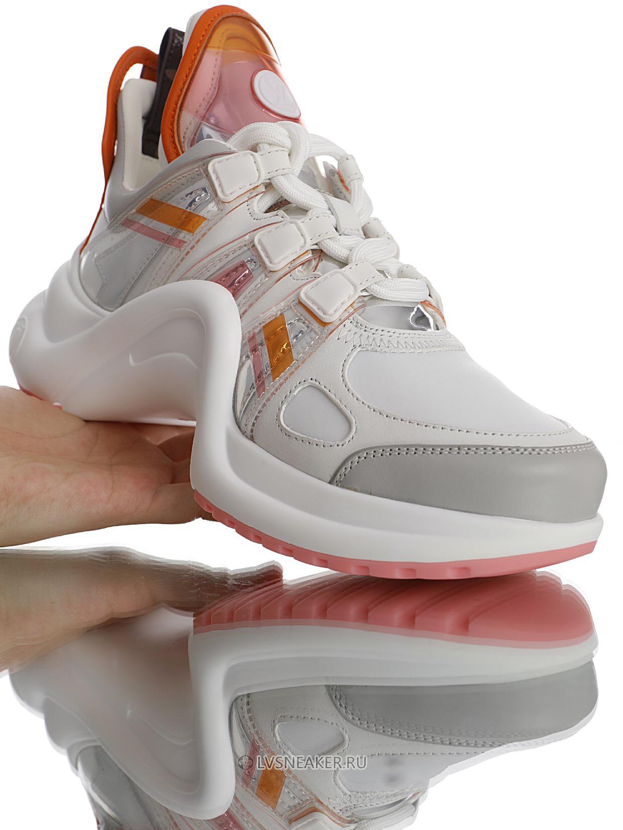 Louis Vuitton LV Archlight "White Orange" 1A65RA Sneakers