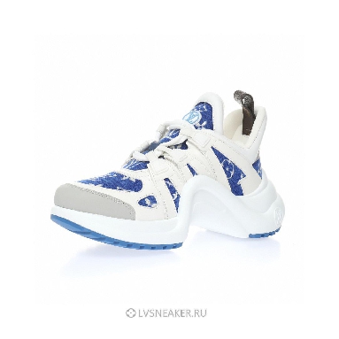 Louis Vuitton LV Archlight "White with Blue Monogram" 1AACTQ Sneakers