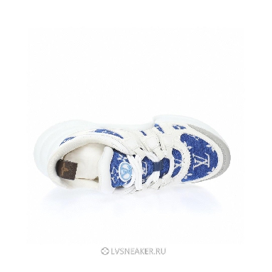 Louis Vuitton LV Archlight "White with Blue Monogram" 1AACTQ Sneakers