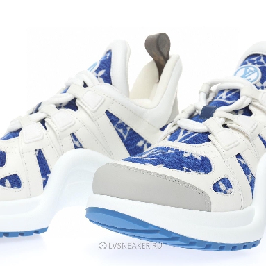 Louis Vuitton LV Archlight "White with Blue Monogram" 1AACTQ Sneakers