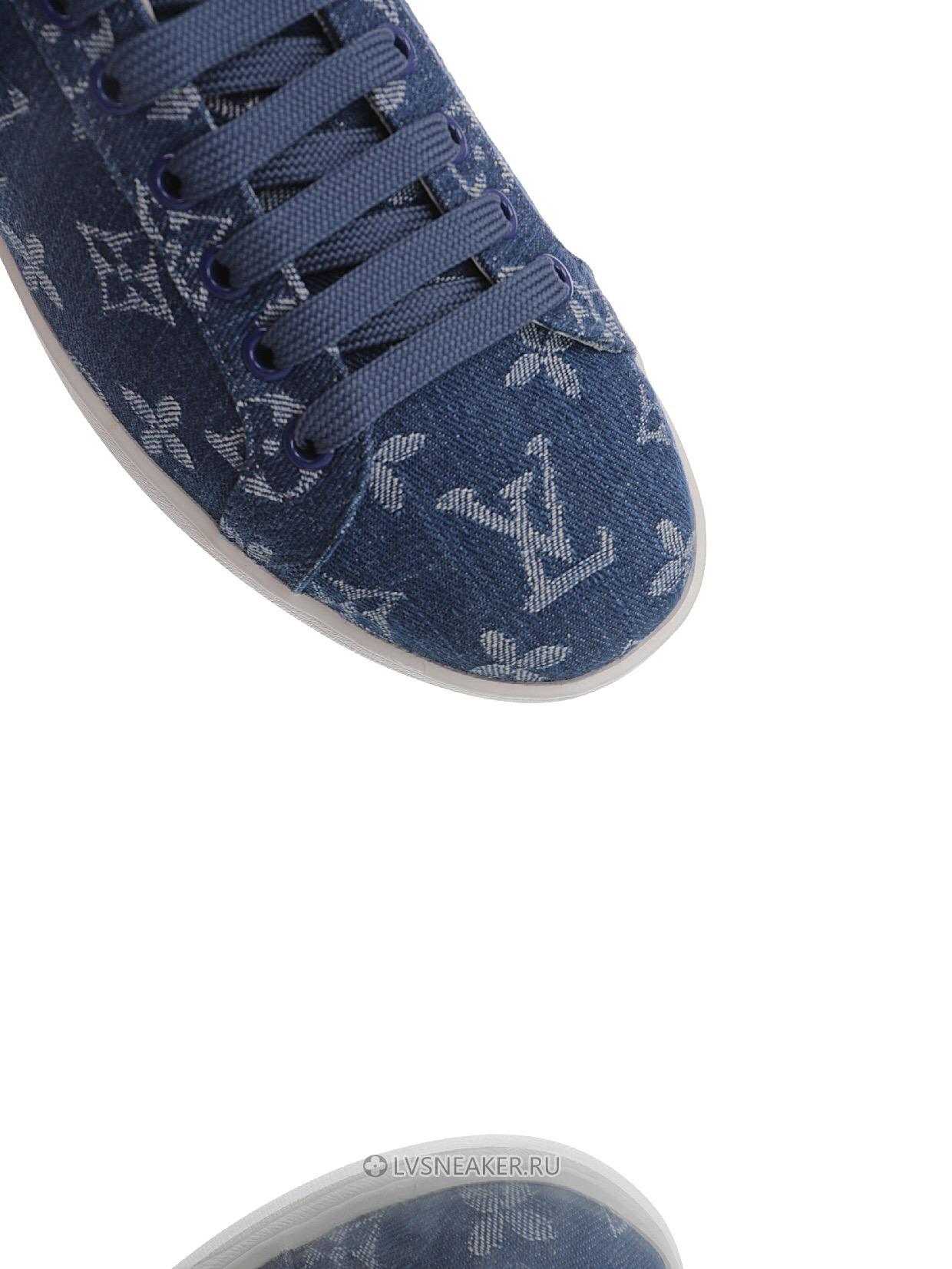 Louis Vuitton LV Luxembourg Denim "Monogram Blue" 1A5UGY Sneakers
