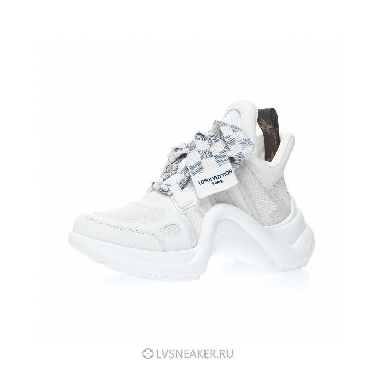 Louis Vuitton LV Archlight "White with Plaid Ribbon" 1AB43V-2 Sneakers
