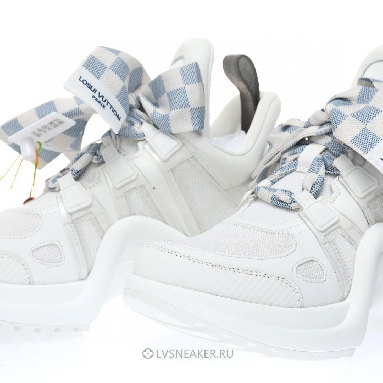 Louis Vuitton LV Archlight "White with Plaid Ribbon" 1AB43V-2 Sneakers
