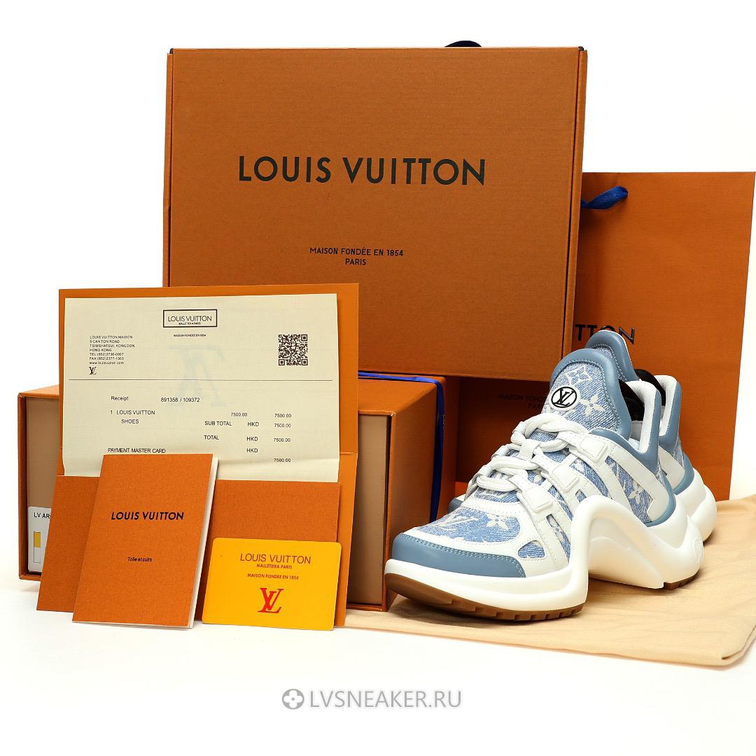 Louis Vuitton LV Archlight "Denim Monogram" 1AB30Q Sneakers