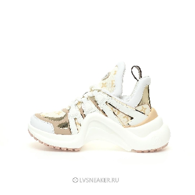 Louis Vuitton LV Archlight "Beige Monogram Gold" 1ABHQ5-2 Sneakers