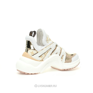 Louis Vuitton LV Archlight "Beige Monogram Gold" 1ABHQ5-2 Sneakers