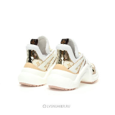 Louis Vuitton LV Archlight "Beige Monogram Gold" 1ABHQ5-2 Sneakers