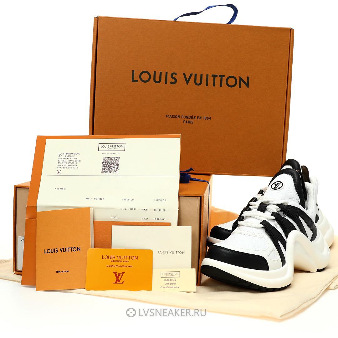 Louis Vuitton LV Archlight "White Black" 1ABP66 Sneakers