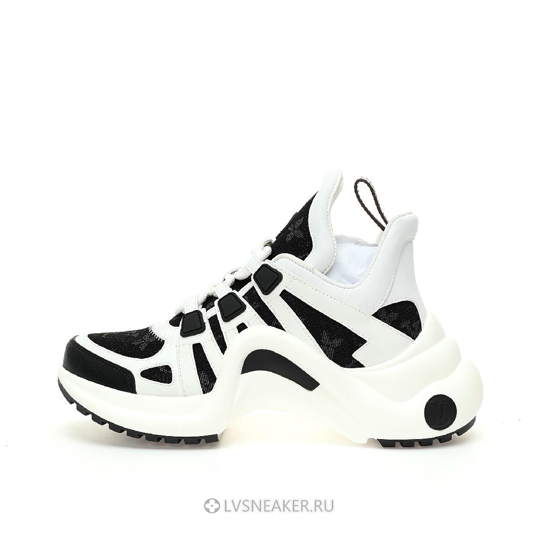 Louis Vuitton LV Archlight "Black White Monogram" 1ABHNZ-2 Sneakers