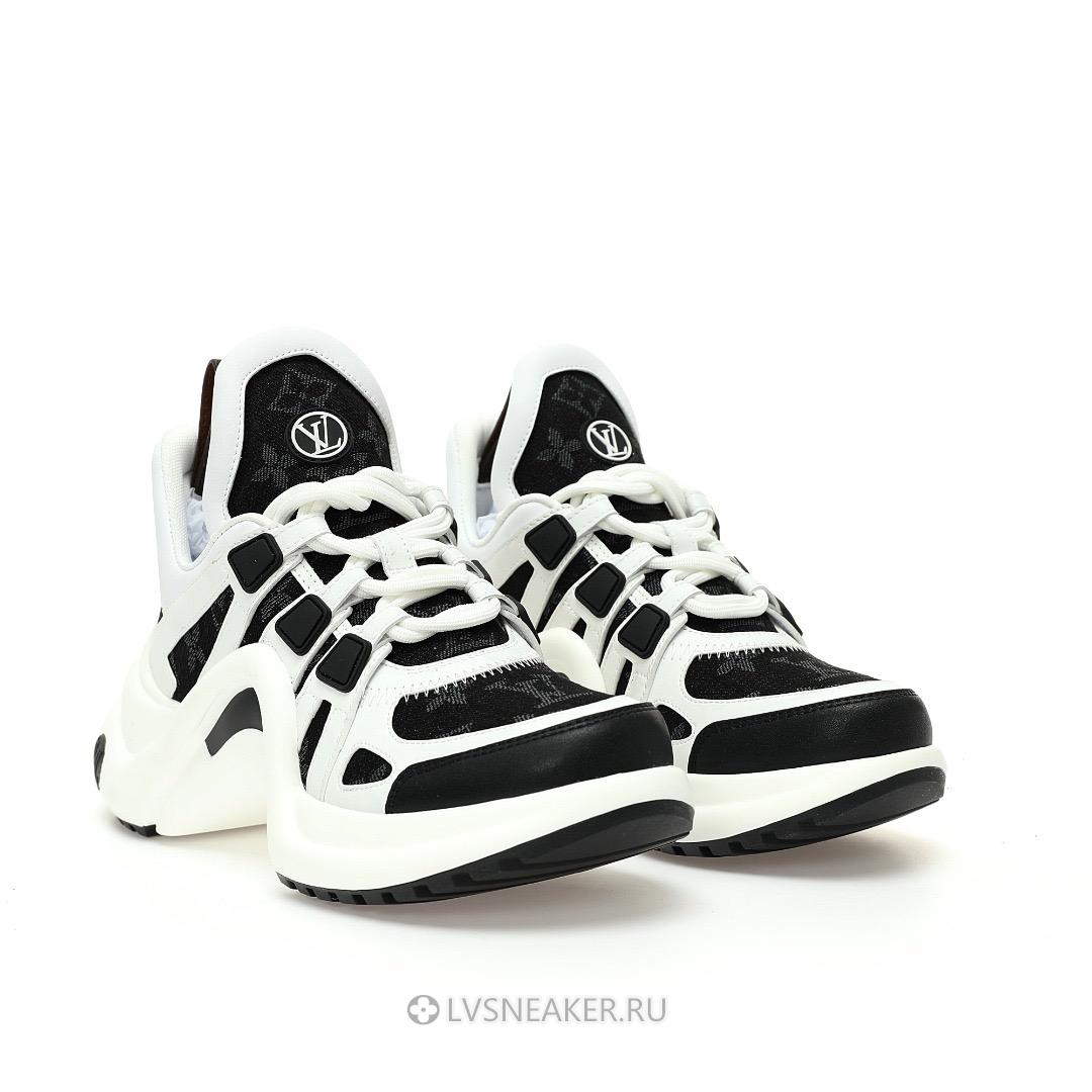 Louis Vuitton LV Archlight "Black White Monogram" 1ABHNZ-2 Sneakers