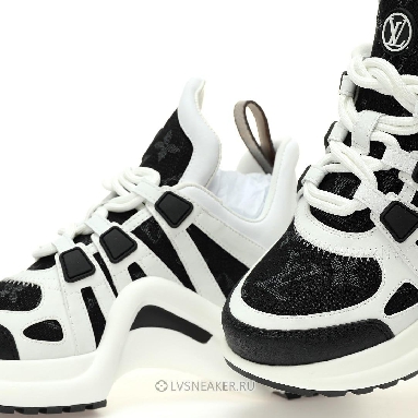 Louis Vuitton LV Archlight "Black White Monogram" 1ABHNZ-2 Sneakers