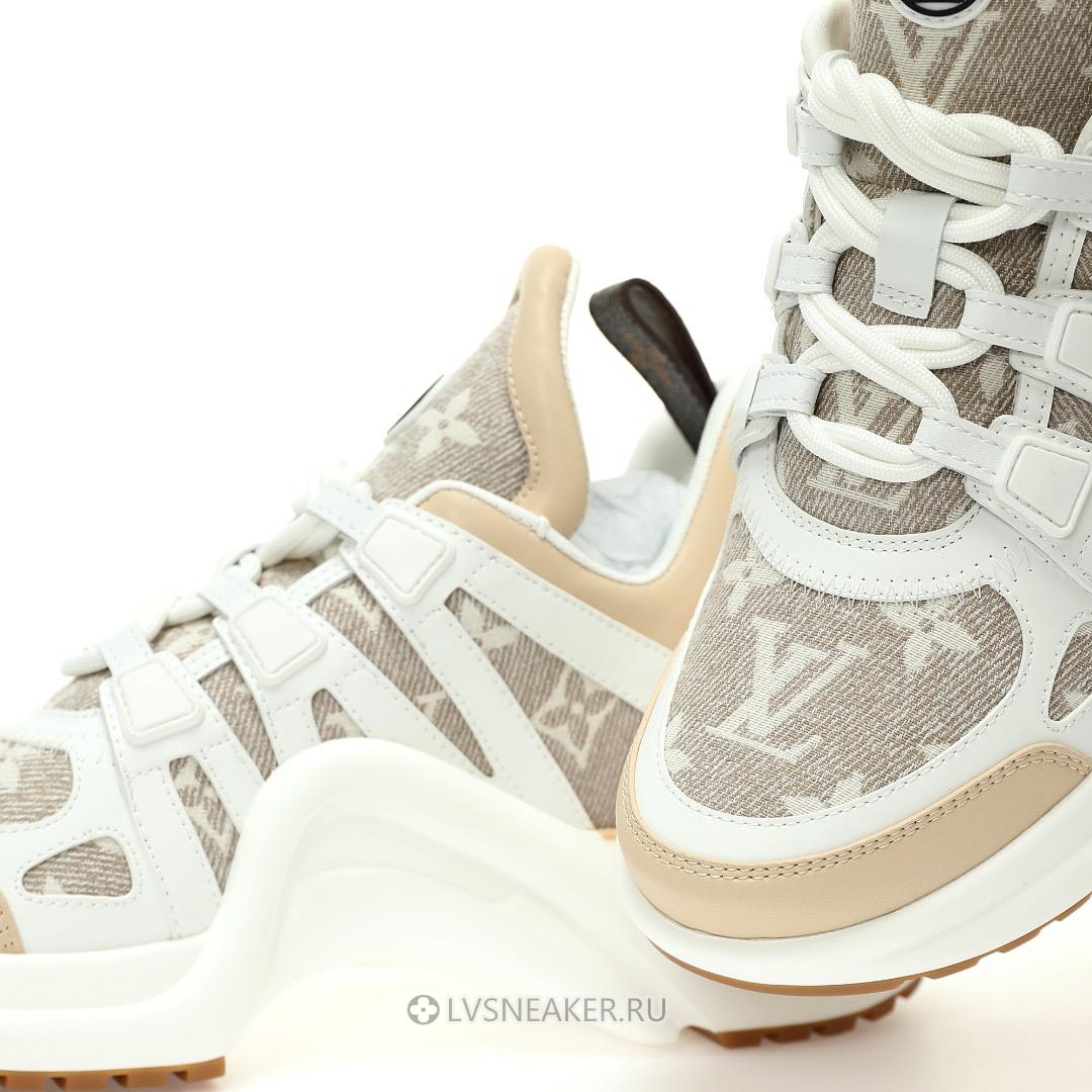 Louis Vuitton LV Archlight "Beige Monogram" 1AB318 Sneakers