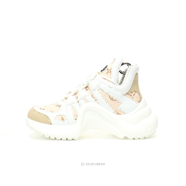 Louis Vuitton LV Archlight "Beige Monogram White" 1ABHQ5-3 Sneakers
