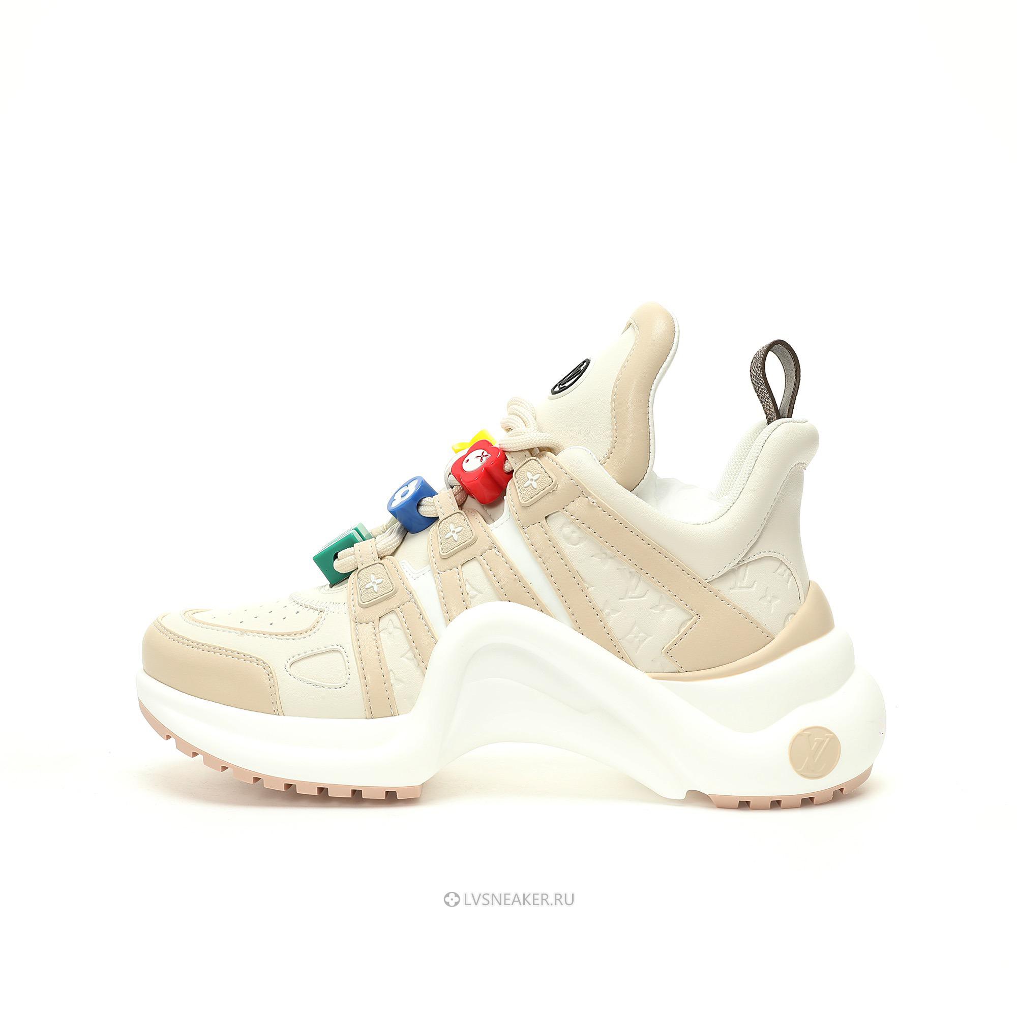 Louis Vuitton LV Archlight "Beige Brown White" 1AD27L Sneakers
