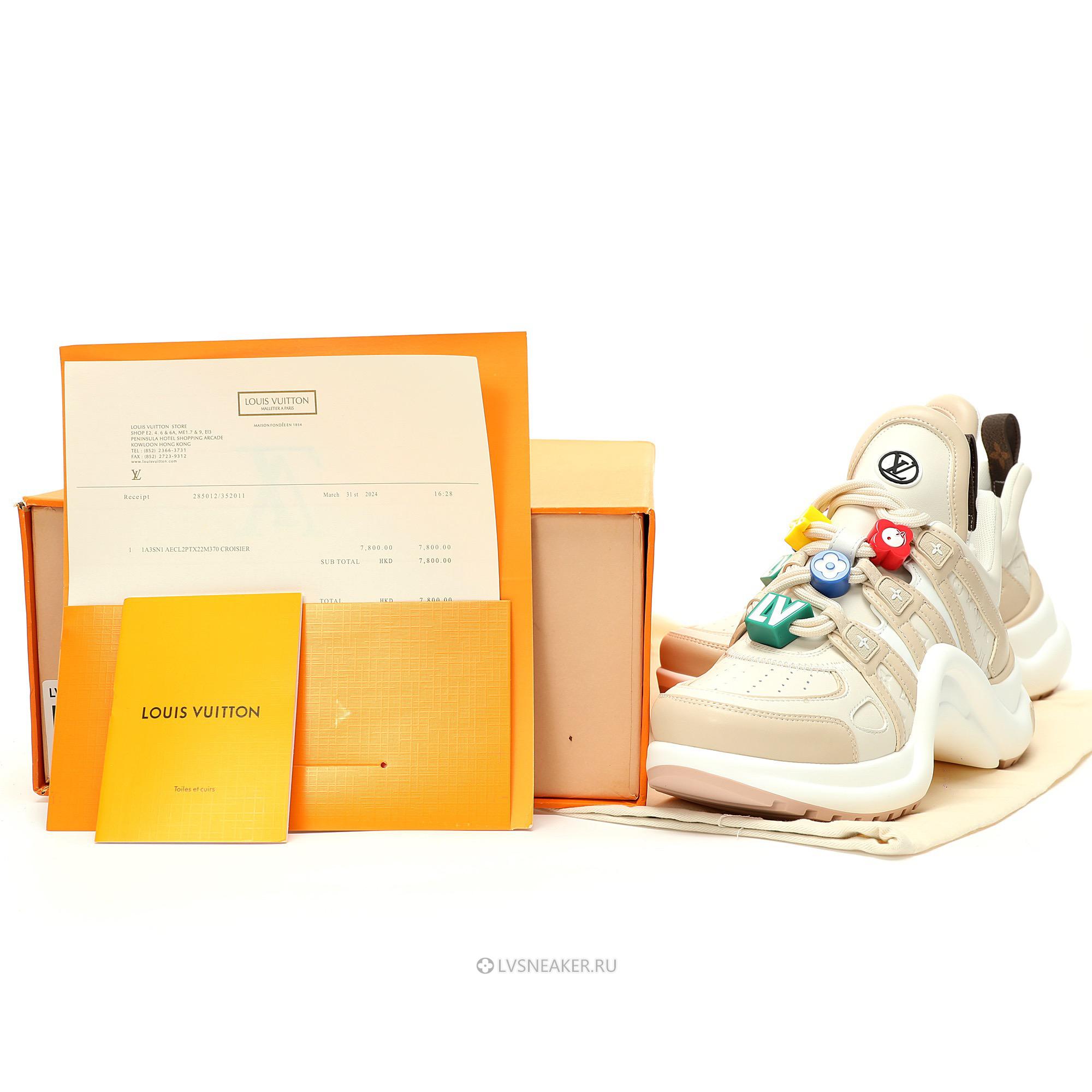 Louis Vuitton LV Archlight "Beige Brown White" 1AD27L Sneakers