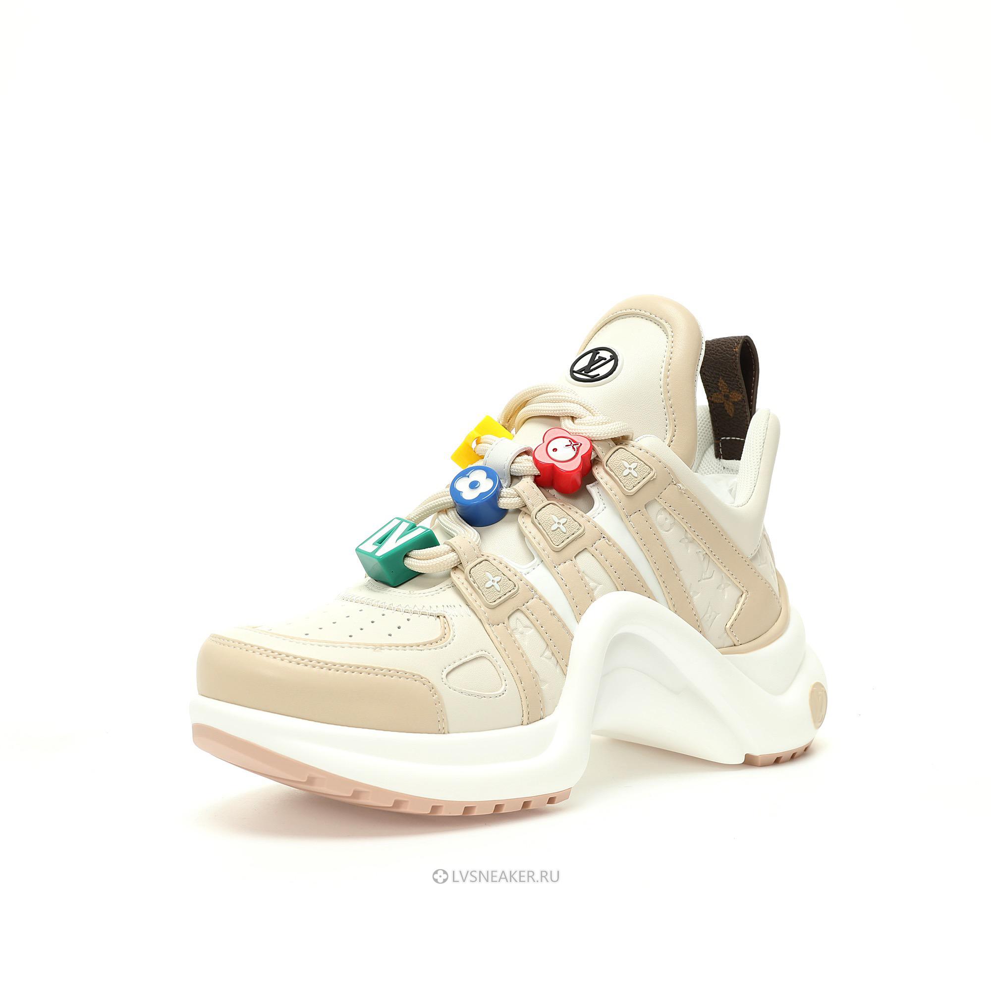 Louis Vuitton LV Archlight "Beige Brown White" 1AD27L Sneakers